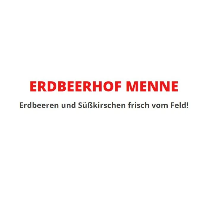 Firmenlogo von Erdbeerhof Rudolf Menne