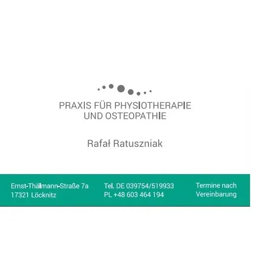 Firmenlogo von Praxis für Physiotherapie Rafal Ratuszniak