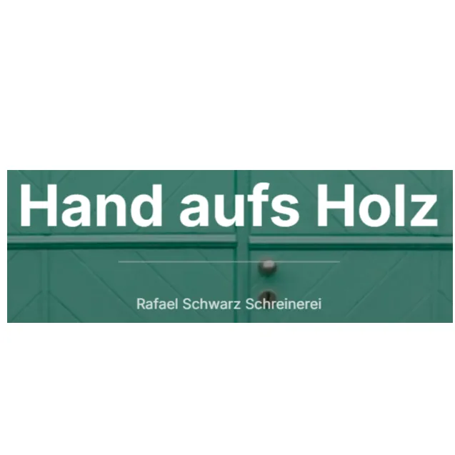 Firmenlogo von Schreinerei Rafael Schwarz - Hand aufs Holz